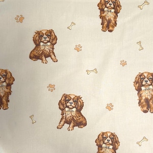 Baumwollstoff Kinderstoff Hunde Breite 160cm