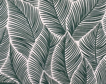 Cotton fabric decorative fabric banana leaf