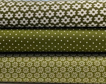 Fabric package fabric set cotton in khaki