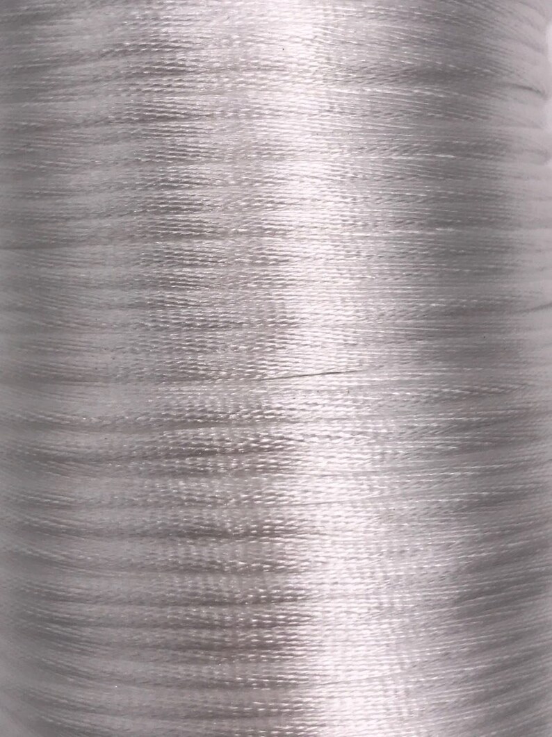 5 m satin cord, satin cord, free choice of colors, 2 mm White