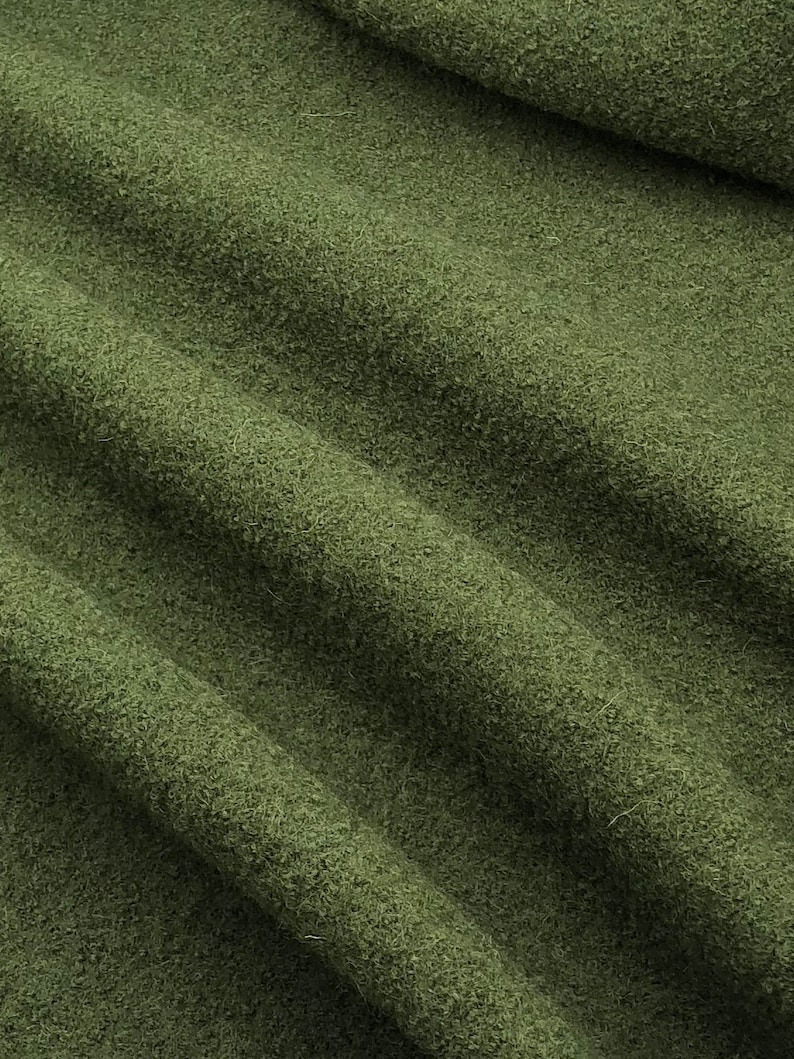 Virgin wool Walkloden fabric pure wool 4 colours image 2