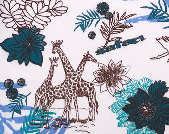 Tissu enfant jersey simple Safari