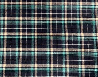 Flannel fabric, cotton, children's fabric, checked