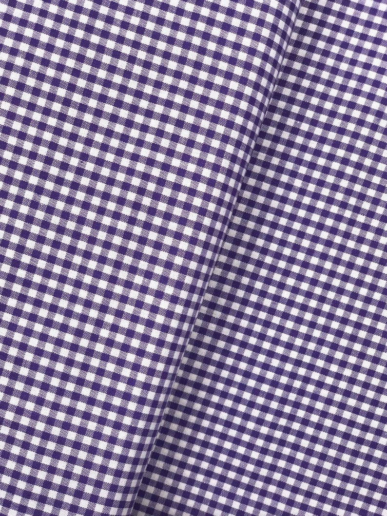 Gingham check cotton fabric decorative fabric 2.5 mm 9 colors image 7
