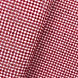 Gingham check cotton fabric decorative fabric 2.5 mm 9 colors image 3