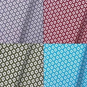 Cotton fabric decorative fabric flowers