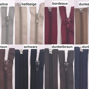 Rits scheidbaar 80 cm 8 kleuren