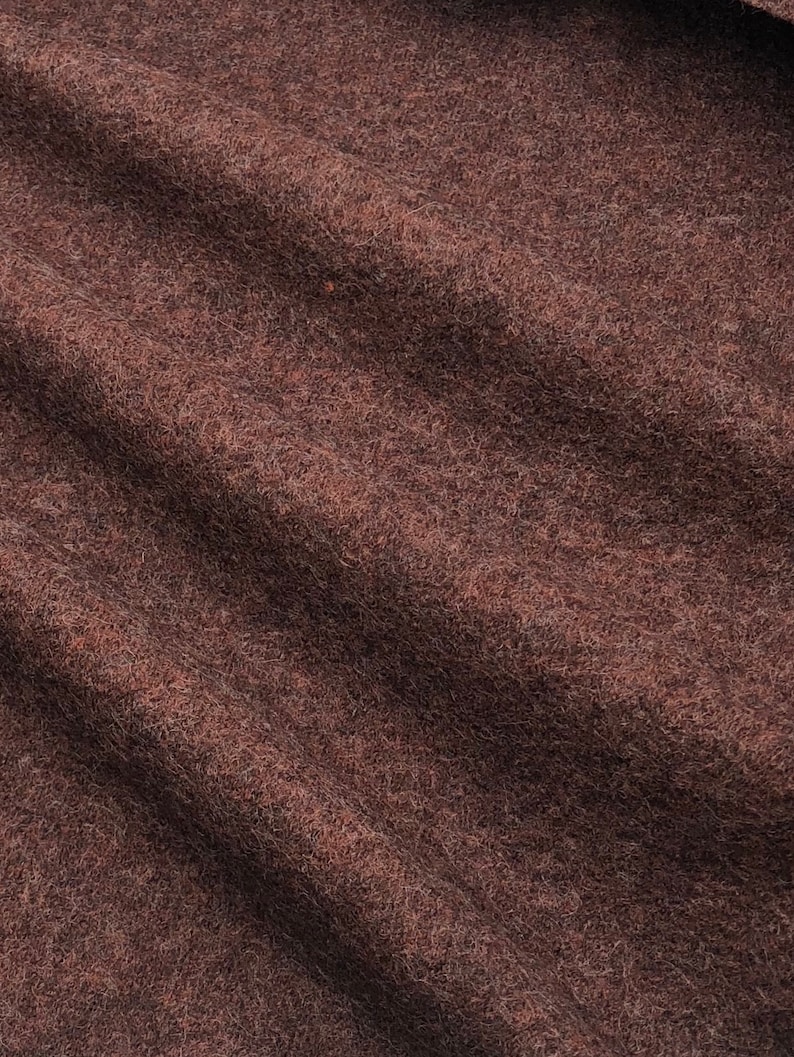 Virgin wool Walkloden fabric pure wool 4 colours image 3