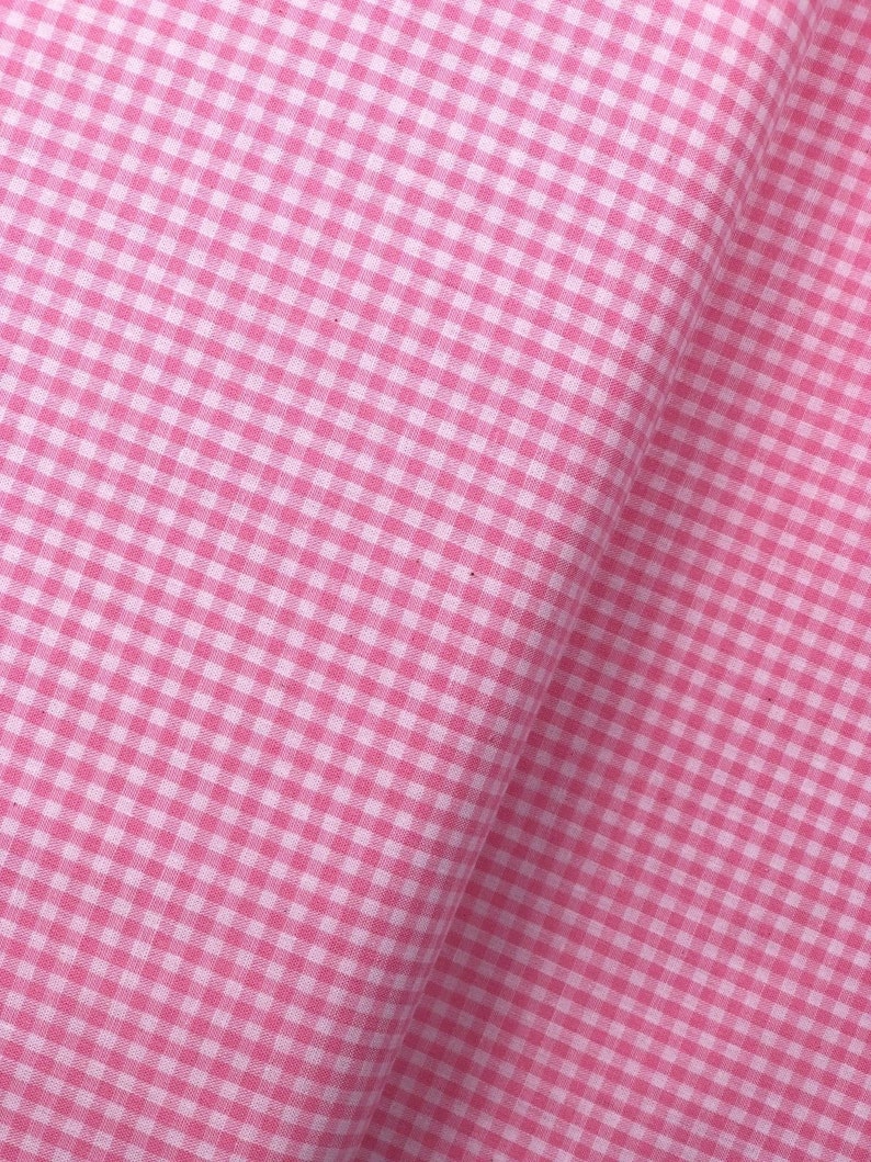 Gingham check cotton fabric decorative fabric 2.5 mm 9 colors image 10