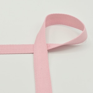 Webbing 25 mm cotton bag strap plain Babyrosa