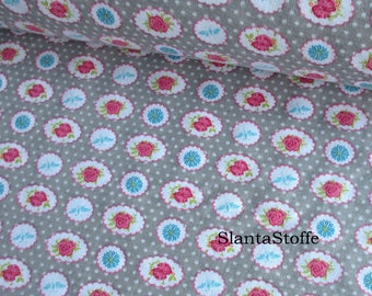 Jersey Stoff Blumen creme – Sommerstoff Kinder Baumwolljersey Jersey Stoff Blumen creme – Sommerstoff Kinder Baumwolljersey