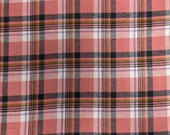 Flannel fabric, cotton, children's fabric, checked