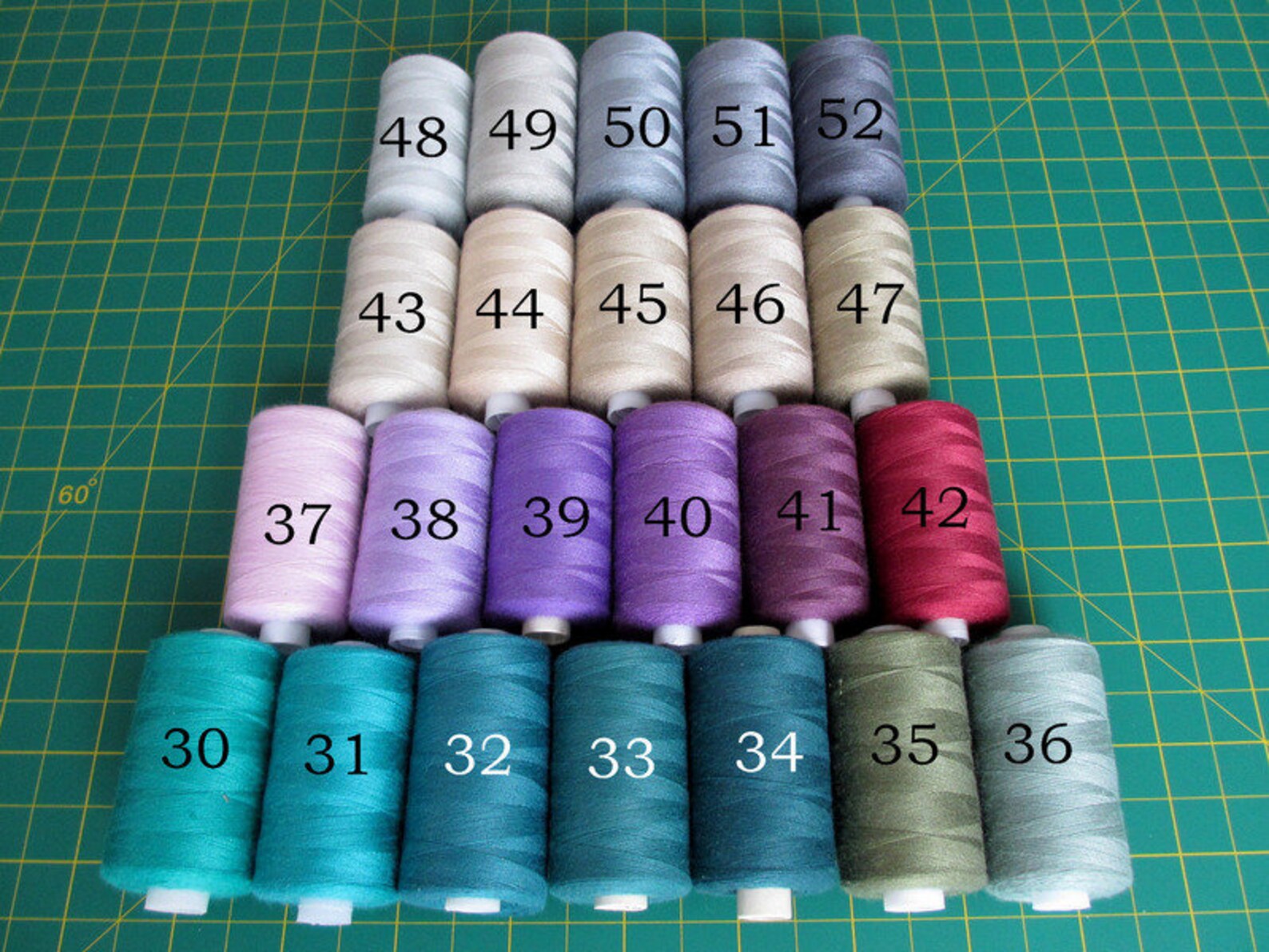 1 Roll of Sewing Thread Thickness 50/2 Free Choice of Colour Etsy