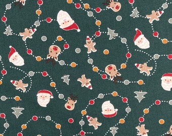 Cotton fabric children's fabric Christmas Christmas Christmas garland