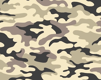 Baumwolle Kinderstoff Camouflage