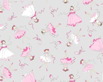 Cotton fabric children's fabric ballerina width 160 cm from 50 cm