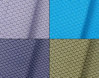 Cotton fabric, decorative fabric, fabric with daisies