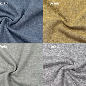 Sweat fabric mottled plain