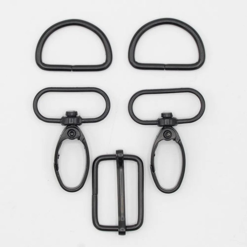 Accessoires de sac set d'accessoires de sac métal largeur 2,5 cm image 2