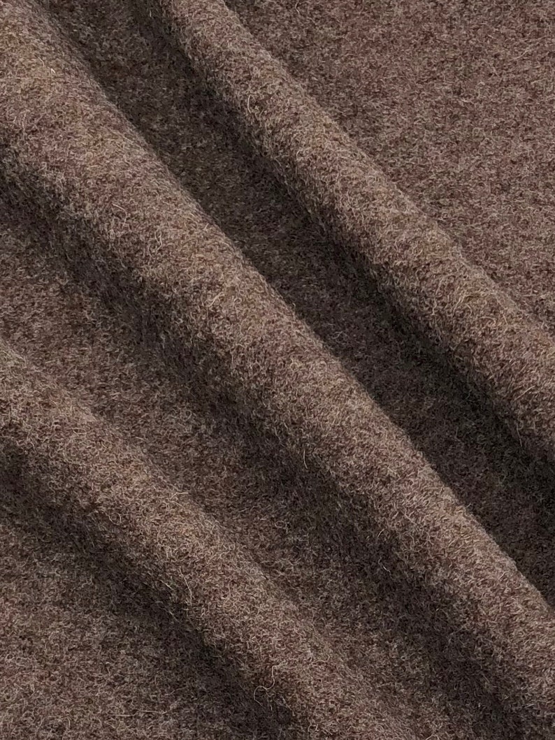 Virgin wool Walkloden fabric pure wool 4 colours image 5