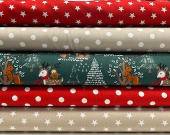 Fabric package fabric set cotton fabric Christmas