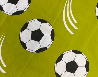 Tissu coton tissu enfant tissu déco football largeur 160 cm à partir de 50 cm