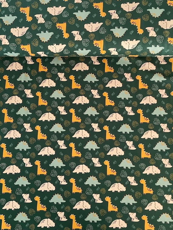 Sweat French Terry Children's Fabric Dinos