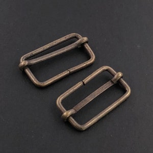 5 x metal sliders for 30mm tape image 1