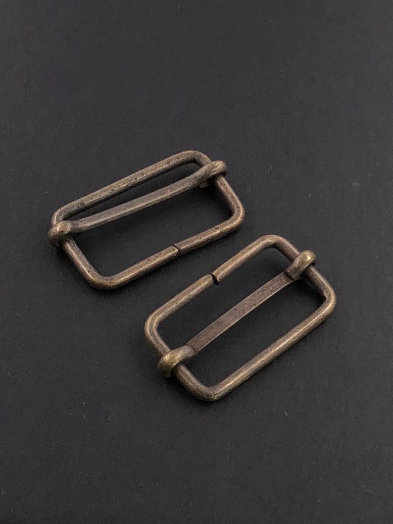 5 x metal sliders for 30mm tape image 1