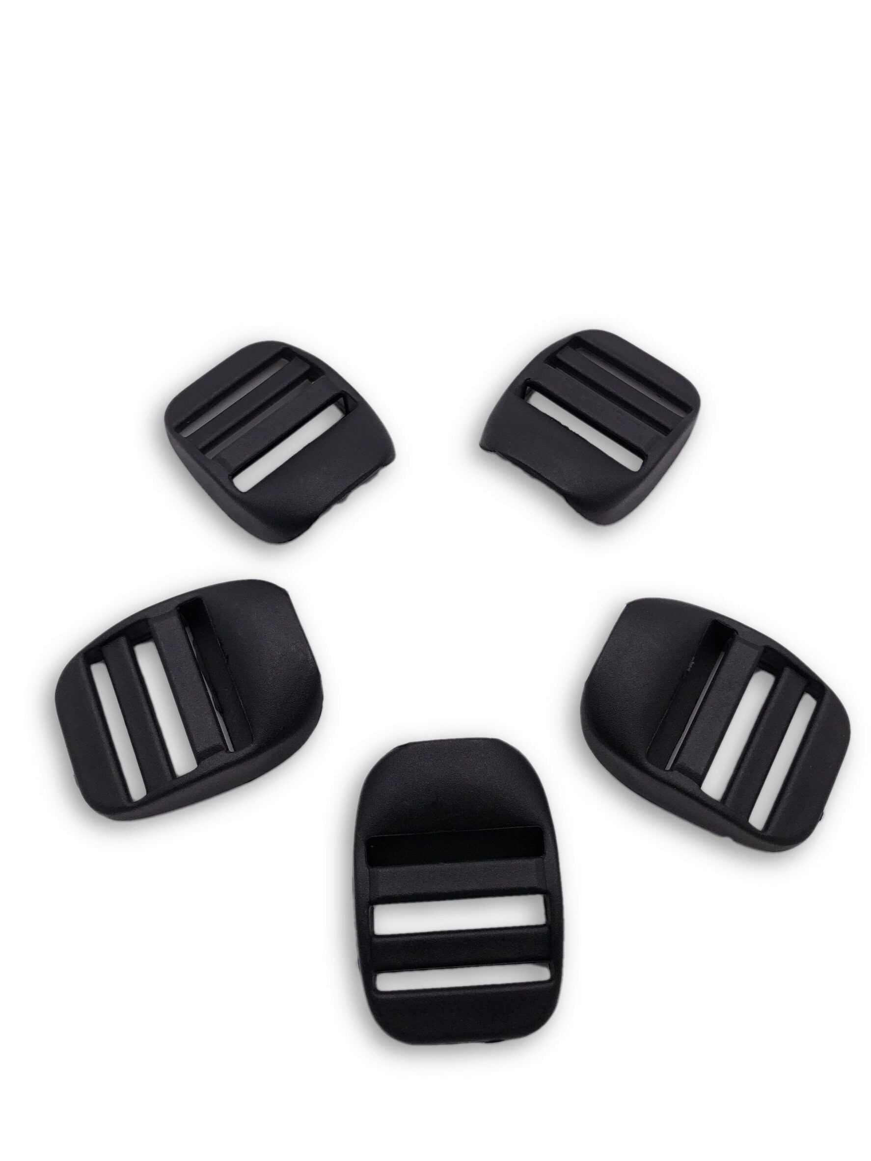10 x sliders 25 mm black