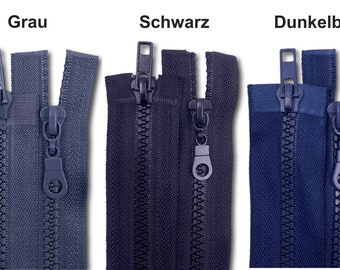 2-way zipper profile divisible 60 cm