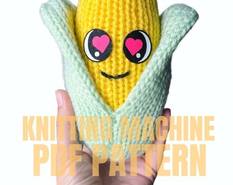 Corn - Circular Knitting machine pdf pattern - Sentro Addi Express