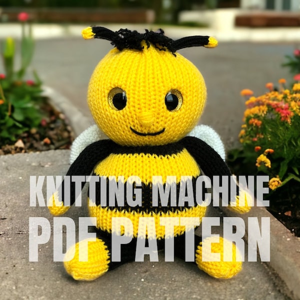 BEE - Circular Knitting machine pdf pattern - Sentro Addi King Express pro