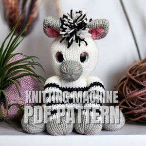 Zebra - Circular Knitting machine pdf pattern - Sentro Addi King Express pro