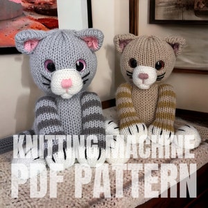 Kitten - Rondbreimachine pdf patroon - Sentro Addi King Express pro