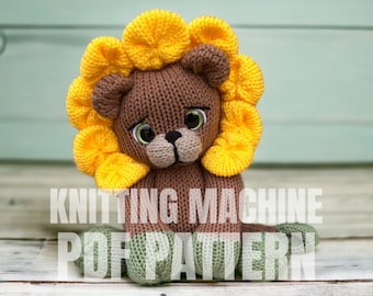 Dandy-Lion - Circular Knitting machine pdf pattern - Sentro Addi King Express pro