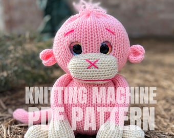 Monkey - Circular Knitting machine pdf pattern - Sentro Addi Express