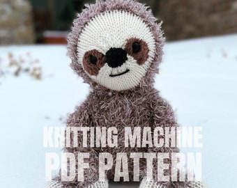 Sloth - Patron pdf de machine à tricoter circulaire - Sentro Addi Express