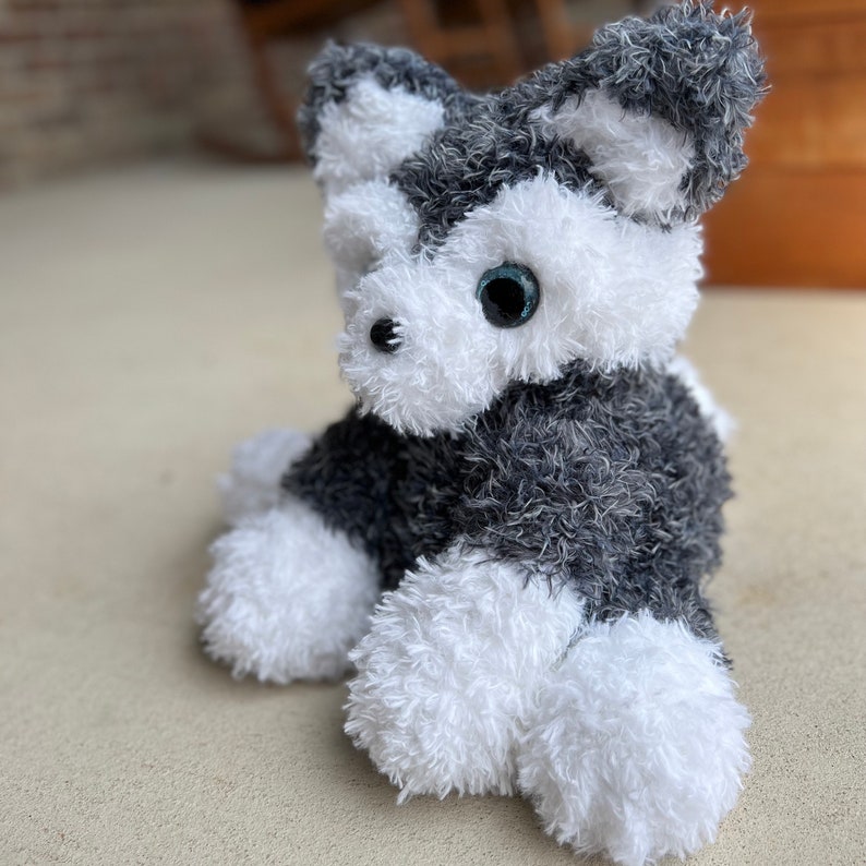 Husky Puppy Dog Circular Knitting Machine Pdf Pattern Etsy