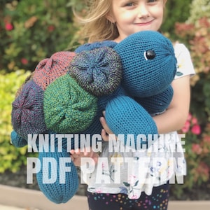 Tortoise - Circular Knitting machine pdf pattern - Sentro Addi Express