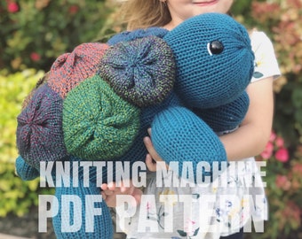 Tortoise - Circular Knitting machine pdf pattern - Sentro Addi Express