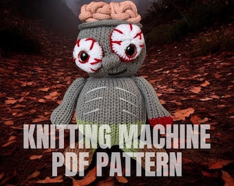 Zombie - Circular Knitting machine pdf pattern - Sentro Addi Express