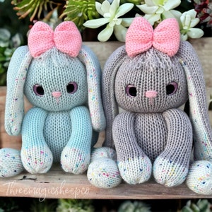 lop eared bunny Circular Knitting machine pdf pattern Sentro Addi Express image 2