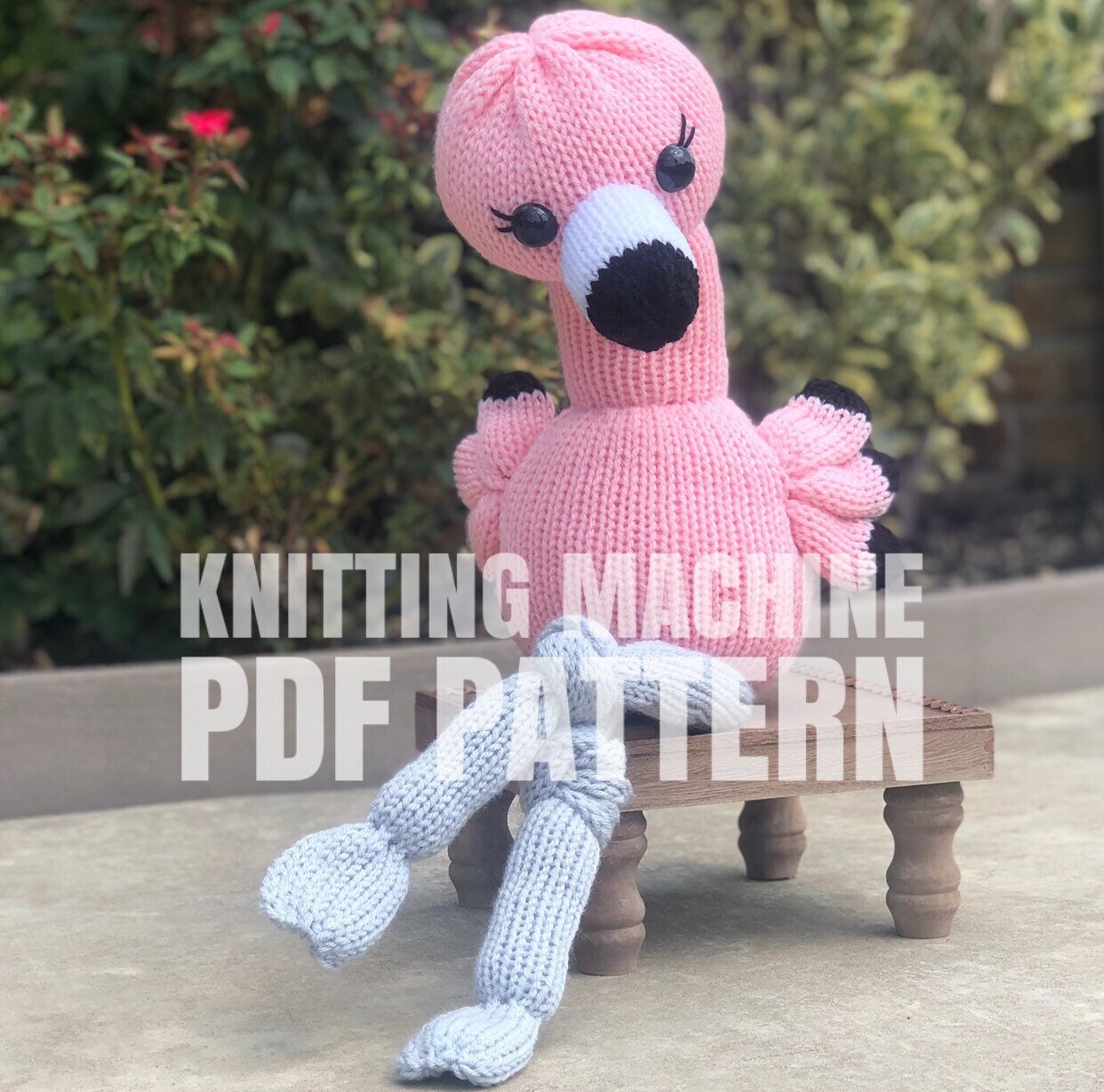 Knit and Crochet Teddy Bear Pattern, Knitting Machine Patterns, Addi  Express, Sentro 22, Loom Knitting PDF Tutorial 