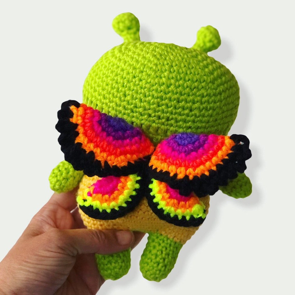 Luna the pretty moth Crochet PDF Pattern toy amigurumi Etsy