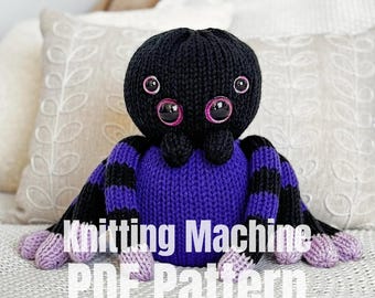 Spider - Circular Knitting machine pdf pattern - Sentro Addi Express