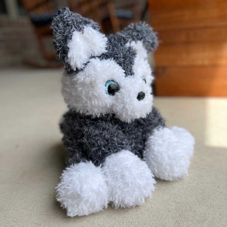 Husky Puppy Dog Circular Knitting Machine Pdf Pattern Etsy