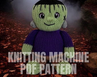 Frankie - Circular Knitting machine pdf pattern - Sentro Addi Express