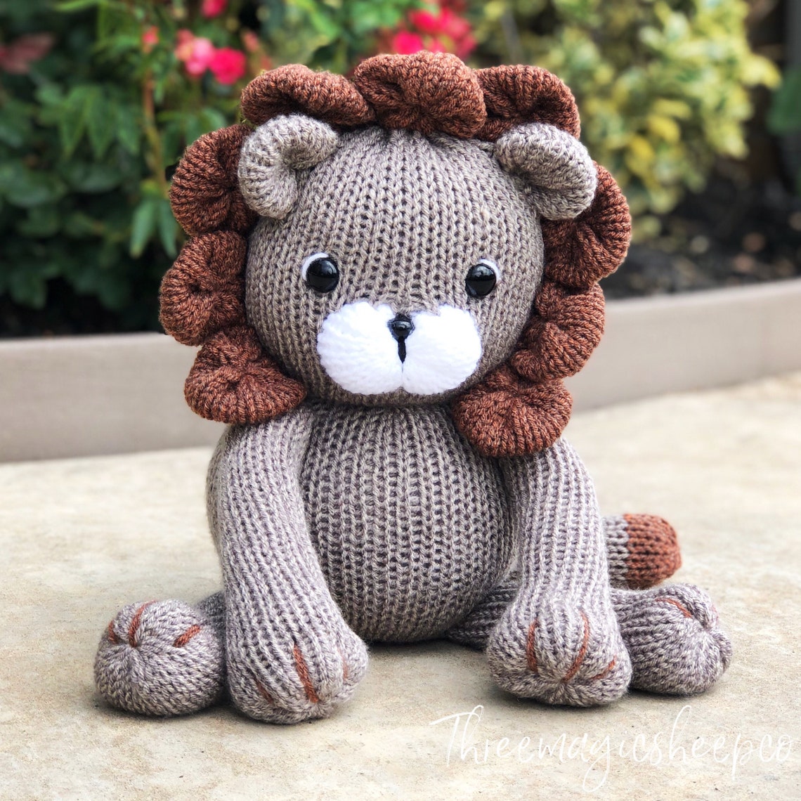 Lion Circular Knitting Machine Pdf Pattern Sentro Addi Etsy Australia