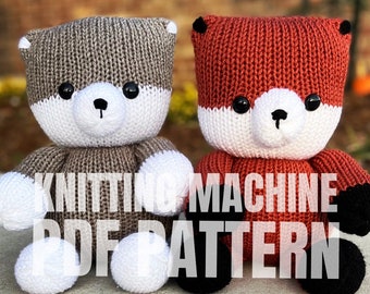 Fox & Wolf - Rondbreimachine pdf patroon - Sentro Addi Express